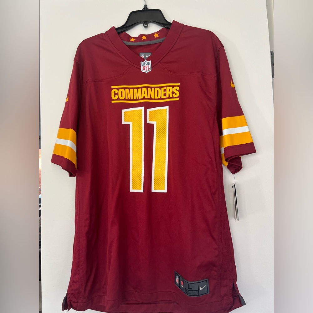 NWT Men's Nike Burgundy Washington Commanders Carson Wentz Jersey #11